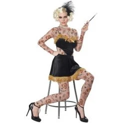 California Costumes The Amazing Tattooed Lady Adult Costume -Adult Halloween Costumes Shop unnamed file 1028
