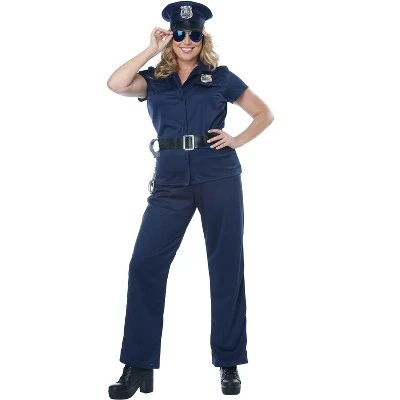 California Costumes Classic Police Woman Plus Size Costume 4 California Costumes Classic Police Woman Plus Size Costume - Image 2