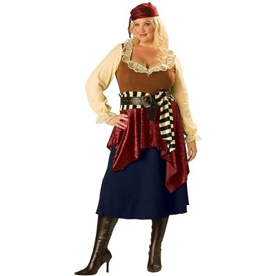InCharacter Costumes Buccaneer Beauty Women's Costume, Plus Sizes 4 InCharacter Costumes Buccaneer Beauty Women's Costume, Plus Sizes - Image 2