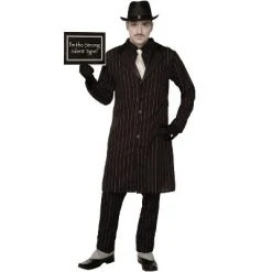 Forum Novelties Silent Movie Gangster Adult Costume