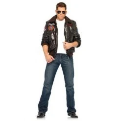 Top Gun Top Gun Men's Bomber Jacket Set Adult Costume
