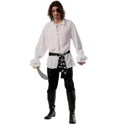 Rubie's Rubies Adult White Pirate Shirt 7 Rubie's Rubies Adult White Pirate Shirt -Adult Halloween Costumes Shop unnamed file 1543