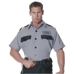Underwraps Costumes Prison Guard Shirt Adult Costume