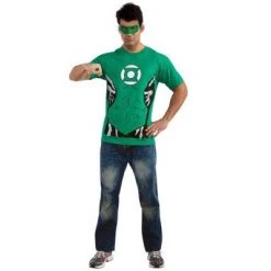 Rubie's Rubies Green Lantern (Male) T-Shirt Adult Costume Kit -Adult Halloween Costumes Shop unnamed file 1581