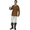 Fun World Peasant Shirt Adult Costume (Brown) -Adult Halloween Costumes Shop unnamed file 1603