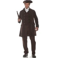 Underwraps Costumes Frock Coat Adult Costume (Brown)