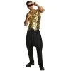 Rubie's Rubies Mens "MC" Gold Vest 1 Rubie's Rubies Mens "MC" Gold Vest -Adult Halloween Costumes Shop unnamed file 1621