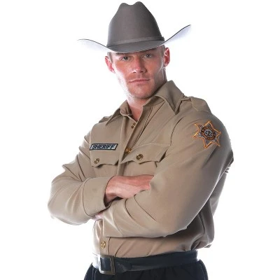 Underwraps Costumes Sheriff Shirt Plus Size Costume 3 Underwraps Costumes Sheriff Shirt Plus Size Costume