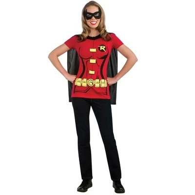 Rubie's Rubies Robin (Female) T-Shirt Adult Costume Kit 3 Rubie's Rubies Robin (Female) T-Shirt Adult Costume Kit