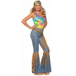 Forum Novelties Womens Hippie Pants with Belt -Adult Halloween Costumes Shop unnamed file 170