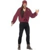 Smiffy's Smiffy Pirate Shirt Adult Costume (Dark Red) -Adult Halloween Costumes Shop unnamed file 1815