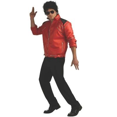Michael Jackson Michael Jackson Deluxe Red Zipper Jacket Adult Costume 5 Michael Jackson Michael Jackson Deluxe Red Zipper Jacket Adult Costume - Image 3