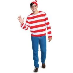 Where's Waldo? Waldo Classic Adult Costume 9 Where's Waldo? Waldo Classic Adult Costume -Adult Halloween Costumes Shop unnamed file 1953