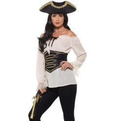 Smiffy's Smiffy Deluxe Pirate Shirt Adult Costume (Ivory) 7 Smiffy's Smiffy Deluxe Pirate Shirt Adult Costume (Ivory) -Adult Halloween Costumes Shop unnamed file 2058
