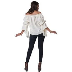 California Costumes Renaissance Peasant Blouse Adult Costume (Beige)