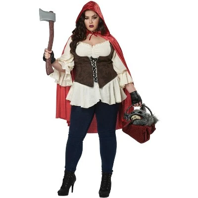 California Costumes Ain't Afraid a No Wolf Plus Size Costume 5 California Costumes Ain't Afraid a No Wolf Plus Size Costume - Image 3