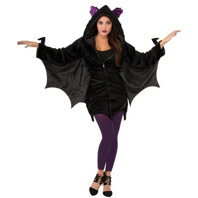 Forum Novelties Hoodie Bat Adult Costume 4 Forum Novelties Hoodie Bat Adult Costume - Image 2
