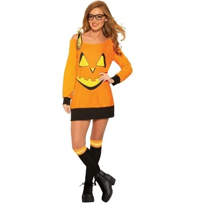 Forum Novelties Preppy Pumpkin Adult Costume 4 Forum Novelties Preppy Pumpkin Adult Costume - Image 2