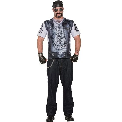 Forum Novelties Biker Man Shirt Adult Costume 6 Forum Novelties Biker Man Shirt Adult Costume - Image 4