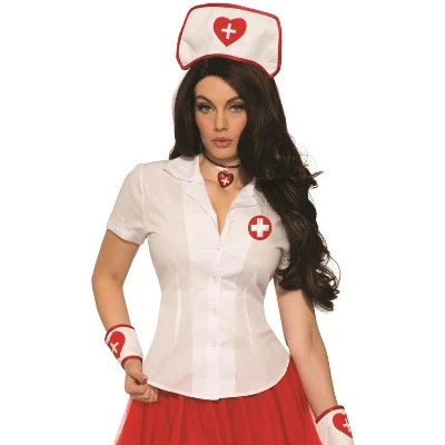 Forum Novelties Nurse Shirt Adult Costume 3 Forum Novelties Nurse Shirt Adult Costume