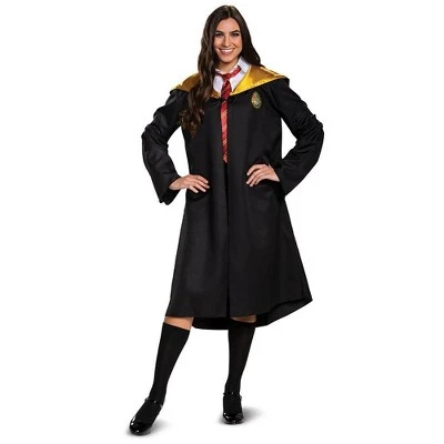 Adult Harry Potter Hogwarts Halloween Costume Robe One Size 5 Adult Harry Potter Hogwarts Halloween Costume Robe One Size - Image 3
