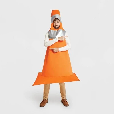 Hyde & EEK! Boutique Adult Construction Cone Halloween Costume Tunic One Size - Hyde & EEK! Boutique™ 3 Hyde & EEK! Boutique Adult Construction Cone Halloween Costume Tunic One Size - Hyde & EEK! Boutique™