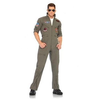 Top Gun Top Gun Men's Flight Suit Adult Costume 3 Top Gun Top Gun Men's Flight Suit Adult Costume