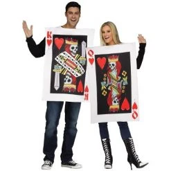 Fun World King & Queen of Hearts Adult Couples Costume -Adult Halloween Costumes Shop unnamed file 2451