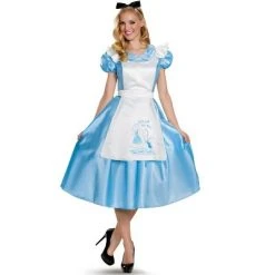 Alice in Wonderland Classic Alice Deluxe Adult Costume