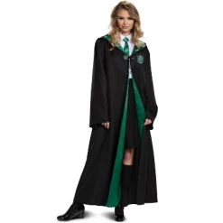 Harry Potter Slytherin Robe Deluxe Tween/Adult Costume