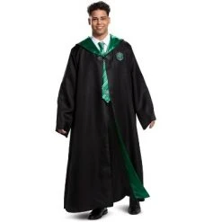 Harry Potter Slytherin Robe Deluxe Tween/Adult Costume 9 Harry Potter Slytherin Robe Deluxe Tween/Adult Costume -Adult Halloween Costumes Shop unnamed file 2573
