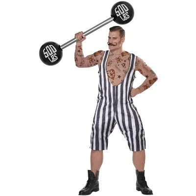 California Costumes Vintage Circus Strongman Adult Costume 5 California Costumes Vintage Circus Strongman Adult Costume - Image 3