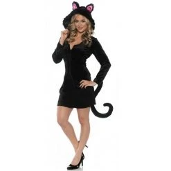 Underwraps Costumes Black Cat Mini Dress Adult Costume 9 Underwraps Costumes Black Cat Mini Dress Adult Costume -Adult Halloween Costumes Shop unnamed file 2763