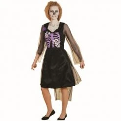 Northlight Skeleton Bride Adult Women's Dress Halloween Costume - Large