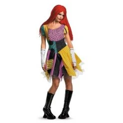 Adult Disney The Nightmare Before Christmas Sally Deluxe Halloween Costume Dress -Adult Halloween Costumes Shop unnamed file 2905