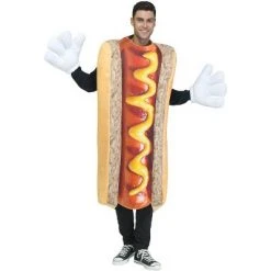 Fun World PhotoReal Hot Dog Adult Costume -Adult Halloween Costumes Shop unnamed file 3005