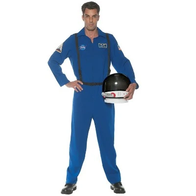 Underwraps Costumes Flight Suit Adult Costume (Blue) 3 Underwraps Costumes Flight Suit Adult Costume (Blue)