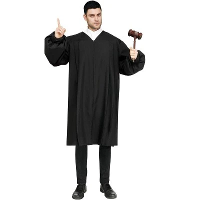 Fun World Judge Robe Adult Costume 4 Fun World Judge Robe Adult Costume - Image 2