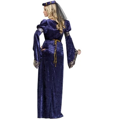 Fun World Royal Renaissance Maiden Adult Costume 3 Fun World Royal Renaissance Maiden Adult Costume