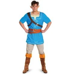 The Legend of Zelda Link Breath of the Wild Classic Adult Costume -Adult Halloween Costumes Shop unnamed file 3493