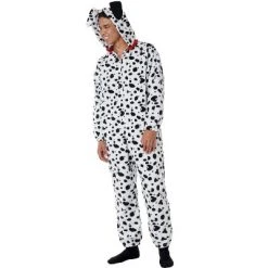 California Costumes Dalmatian Fleece Jumpsuit Adult Costume -Adult Halloween Costumes Shop unnamed file 3506