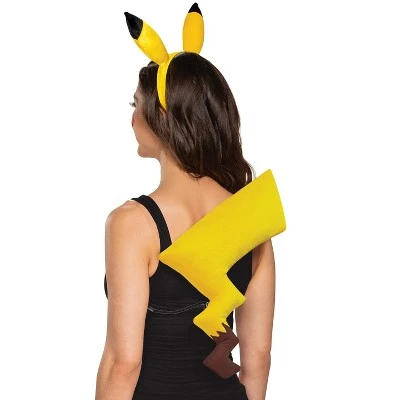 Pokemon Pikachu Headband & Tail Accessory Kit 3 Pokemon Pikachu Headband & Tail Accessory Kit