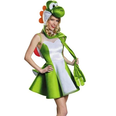 Super Mario Yoshi Female Adult Costume 4 Super Mario Yoshi Female Adult Costume - Image 2