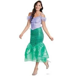 The Little Mermaid Ariel Deluxe Adult Costume (Classic Collection) 9 The Little Mermaid Ariel Deluxe Adult Costume (Classic Collection) -Adult Halloween Costumes Shop unnamed file 3981