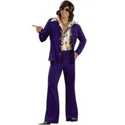 Rubie's Rubies Leisure Suit Deluxe (Purple) Adult Costume