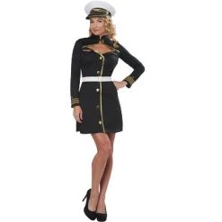 California Costumes Navy Captain Adult Costume (Black) -Adult Halloween Costumes Shop unnamed file 4346