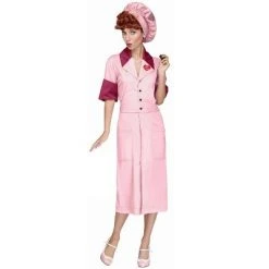 I Love Lucy Lucy Candy Factory Adult Costume -Adult Halloween Costumes Shop unnamed file 4396