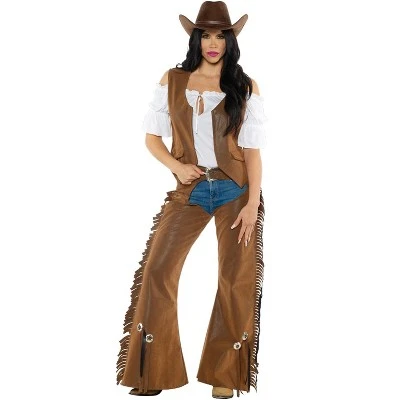 Underwraps Costumes Cowgirl Adult Costume 4 Underwraps Costumes Cowgirl Adult Costume - Image 2
