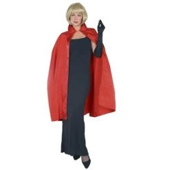 Rubie's Rubies Adult 45 Red Satin Cape Costume