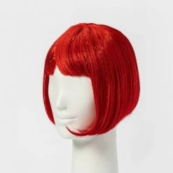 Hyde & EEK! Boutique Adult Red Shimmer Bob Halloween Costume Wig - Hyde & EEK! Boutique™